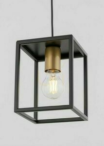 Pendelleuchte Sigma Vigo 1-flammig Schwarz/Gold 32353 small 1