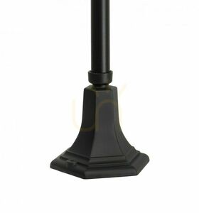Außenstehleuchte SU-MA schwarz/patina Aluminiumguss PMMA 102 cm K 5002/2/KPO small 4