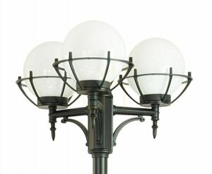 Gartenlaterne SU-MA Kula 3-flammig höhenverstellbar schwarz patina OGMWN 3 KPO 200 small 2