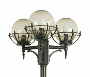 Gartenlaterne SU-MA Kula 3-flammig höhenverstellbar schwarz patina OGMWN 3 KPO 200 small 3