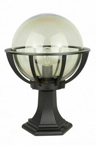 Außenstehleuchte SU-MA BALL schwarz Patina 43 cm K 4011/1/KPO 250 small 1