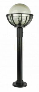 Außenstehleuchte SU-MA Schwarz Patina 90 cm Kugel PMMA K 5002/2/KPO 250 small 1