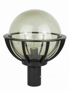 Außenstehleuchte SU-MA Schwarz Patina 90 cm Kugel PMMA K 5002/2/KPO 250 small 3