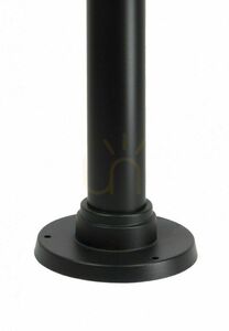 Außenstehleuchte SU-MA Schwarz Patina 90 cm Kugel PMMA K 5002/2/KPO 250 small 4