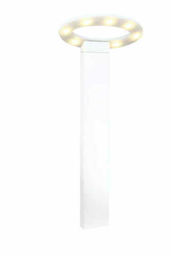 Prüfen Wegeleuchte Max Light Ovale F0027 weiß 60 cm IP54 LED 3000K