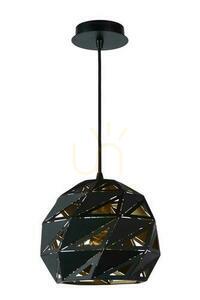 Pendelleuchte Lucide Malunga Schwarz Gold Metall E27 25 cm 21415/25/30 small 1