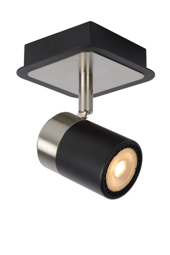 Prüfen Strahler Lucide Lennert schwarz GU10 LED 5W dimmbar 26957/05/30