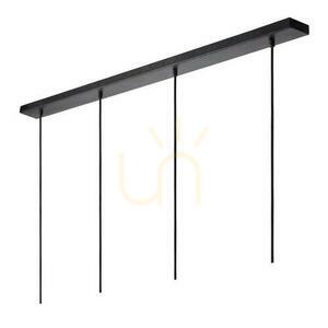Pendelleuchte Lucide Gipsy 4-flammig Schwarz Beton Japandi 35410/04/30 small 3