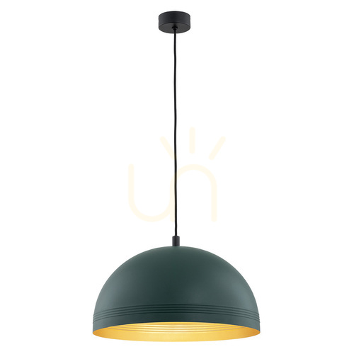 Prüfen Pendelleuchte ARGON Bonita grün gold E27 8243
