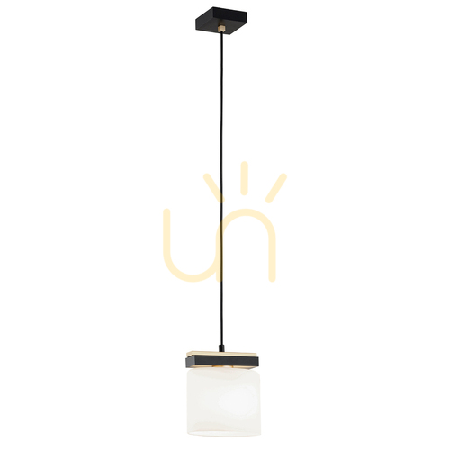 Prüfen Pendelleuchte ARGON CANOA opal matt schwarz messing SKU 8276