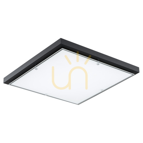 Prüfen Plafond ARGON CARLSON 2-flammig opal matt schwarz E27 7180