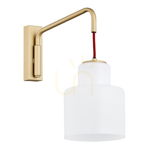 Wandleuchte ARGON DIUNA Opal Gold Rot E27 SKU 8372 small 1