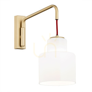 Wandleuchte ARGON DIUNA Opal Gold Rot E27 SKU 8372 small 0
