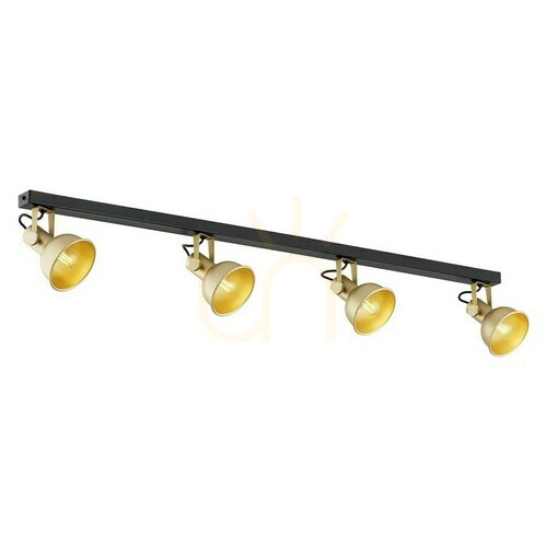 Prüfen Plafond ARGON Lenora 4-flammig Gold Schwarz E14 SKU 1801