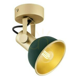 Wandleuchte ARGON Lenora grün gold E14 8247 small 2