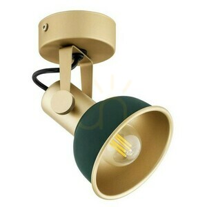 Wandleuchte ARGON Lenora grün gold E14 8247 small 3