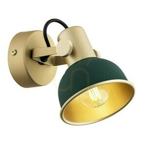 Wandleuchte ARGON Lenora grün gold E14 8247 small 0