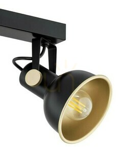 Plafond ARGON LENORA 2xE14 schwarz gold SKU 7142 small 2