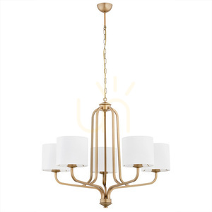 Kronleuchter ARGON MARANELLO 5-flammig weiß altgold SKU 2172 small 4