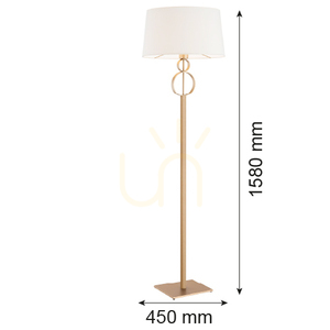 Stehleuchte ARGON Perseo Creme Gold 8374 small 2