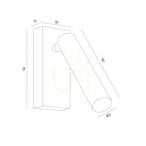 Wandleuchte ARGON RIO schwarz LED 3000K 4W verstellbar SKU 8328 small 16