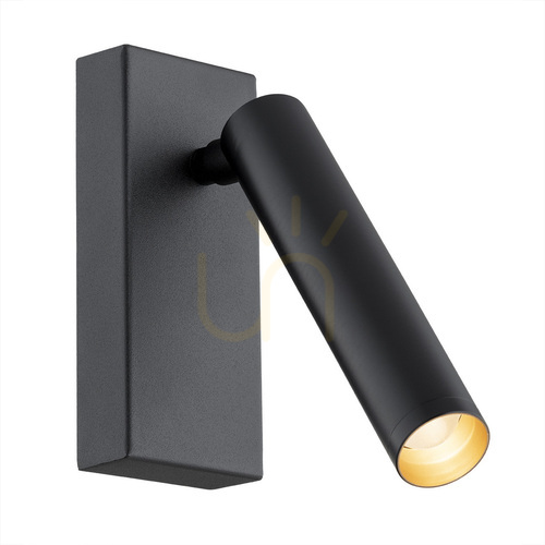 Prüfen Wandleuchte ARGON RIO schwarz LED 3000K 4W verstellbar SKU 8328