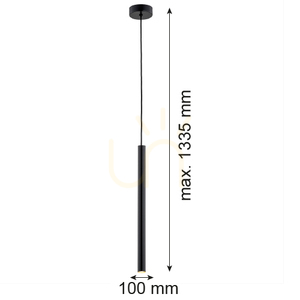 Pendelleuchte ARGON RIO schwarz LED 3000K 4W SKU 8329 small 3