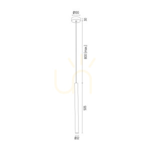 Pendelleuchte ARGON RIO rot LED 4W 3000K 719 lm SKU 8331 small 5