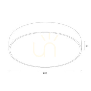 Plafond LED ARGON Tiamo Gold 340 mm 4000K SKU 8349 small 10