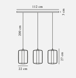 Cardine Pendelleuchte weiß japanischer Stil Nordlux small 2