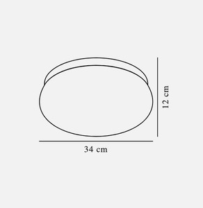 Schaumstoff Bad plafond IP44 schwarz Nordlux small 2