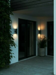 Kyklop Ripple Außenwandleuchte IP54 schwarz Nordlux small 1