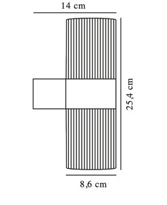 Kyklop Ripple Außenwandleuchte IP54 schwarz Nordlux small 4