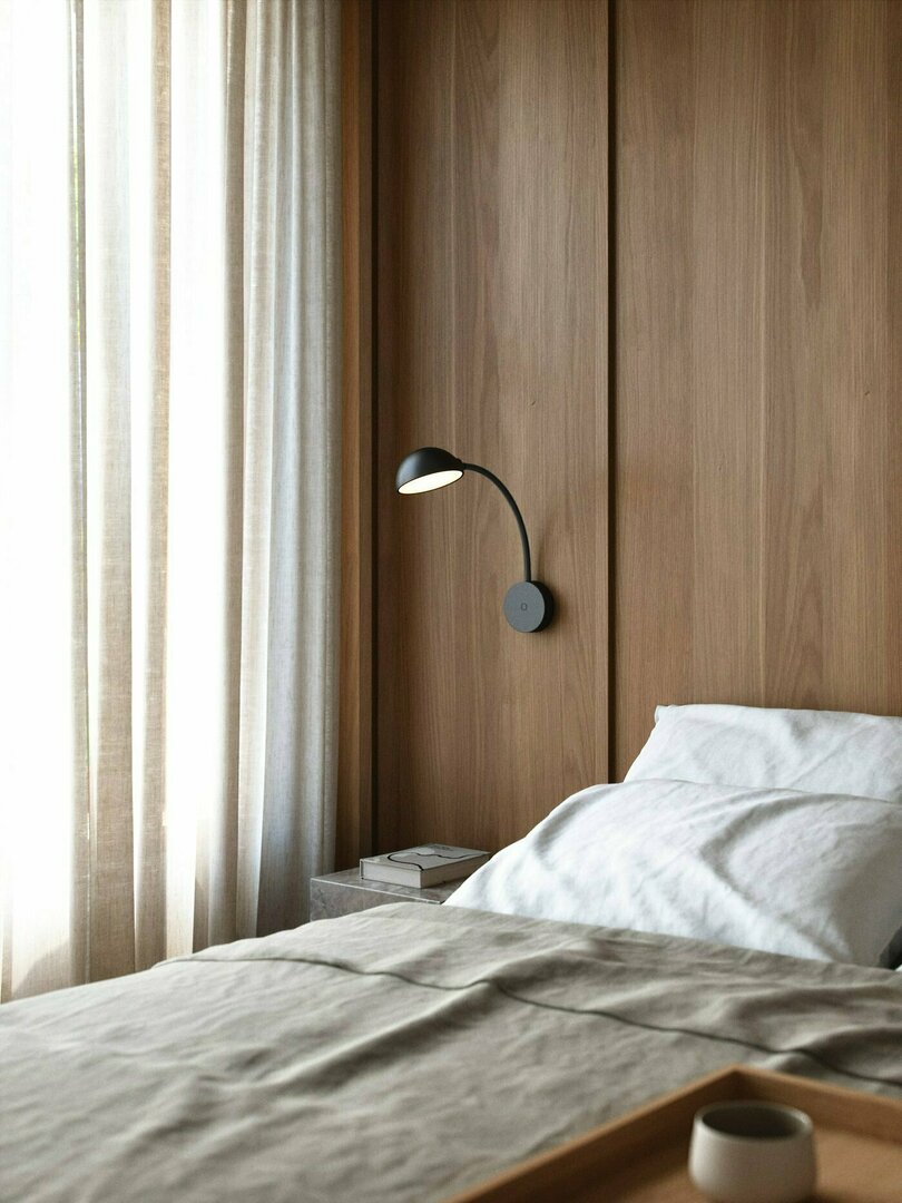 Aussicht Nomi flexible Schlafzimmer Wandleuchte schwarz Nordlux Nomi flexible Schlafzimmer Wandleuchte schwarz Nordlux