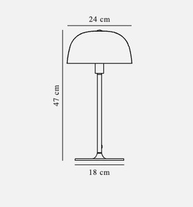 Cera Messing Tischleuchte von Nordlux small 3