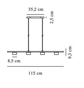 Clyde 4-schienige schwarze Nordlux Pendelleuchte 4 Clyde 4-schienige schwarze Nordlux Pendelleuchte small 4