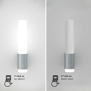 Nordlux Helva Night Chrom Bad Wandleuchte small 2