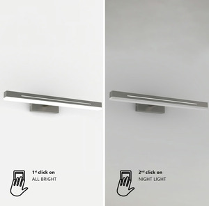 Spiegelleuchte Nordlux Otis 40 weiß LED 14 W 3000 K IP44 small 3