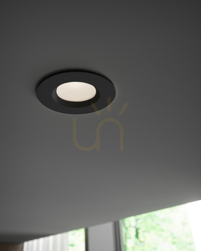 Prüfen LED-Einbauleuchte Nordlux Dorado Smart schwarz 4,7 W IP65