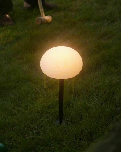 Prüfen Nordlux Sponge Spike Akku-Gartenleuchte mit Erdspieß, weiß, LED 2700 K