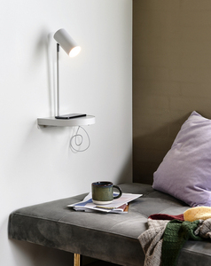 Weiße Wandleuchte Nordlux CODY 2112001001 GU10 15 W mit Ablage und USB small 3