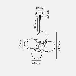 Ivona 6 Messing Nordlux Pendelleuchte 3 Ivona 6 Messing Nordlux Pendelleuchte small 3