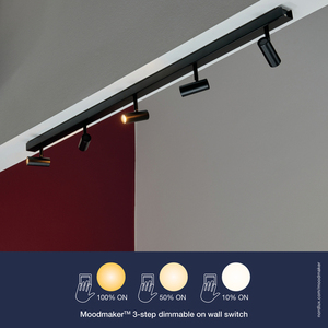 Nordlux Omari 5-Spot Deckenleuchte schwarz LED 18,5 W 118 cm small 3