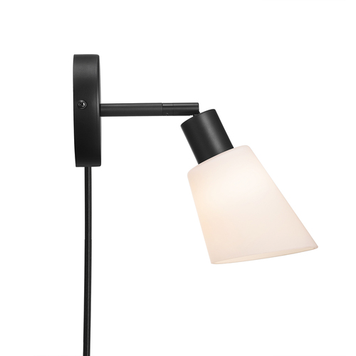 Prüfen Molli Wandleuchte Schwarz/Opal Nordlux