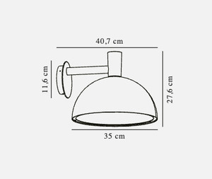 Arki 35 Galv Außenwandleuchte. Nordlux small 2