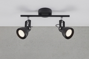 Aslak 2-Fleck Schwarz Nordlux small 0