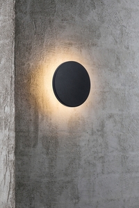 Artego Runde Wandleuchte Schwarz Nordlux small 1