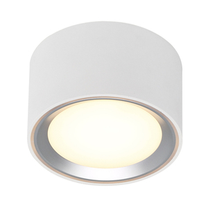 LED-Deckenaufbauleuchte Nordlux Fallon 47540132 Moodmaker™ weiß/stahlfarben 10 cm small 1