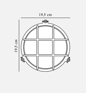 Polperro Außenwandleuchte nickel Nordlux small 6