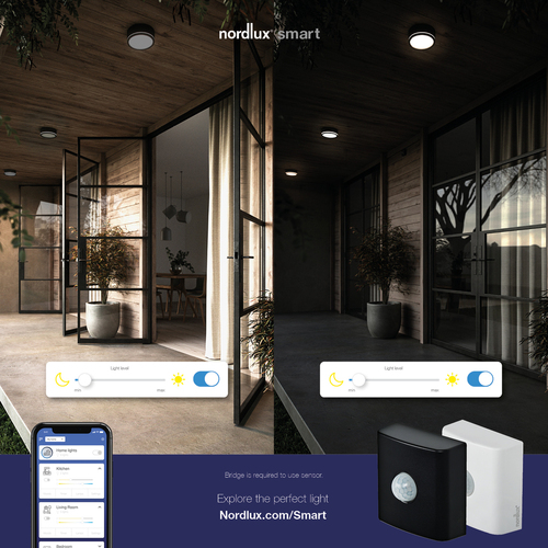 Prüfen Smart Sensor Schwarz Nordlux